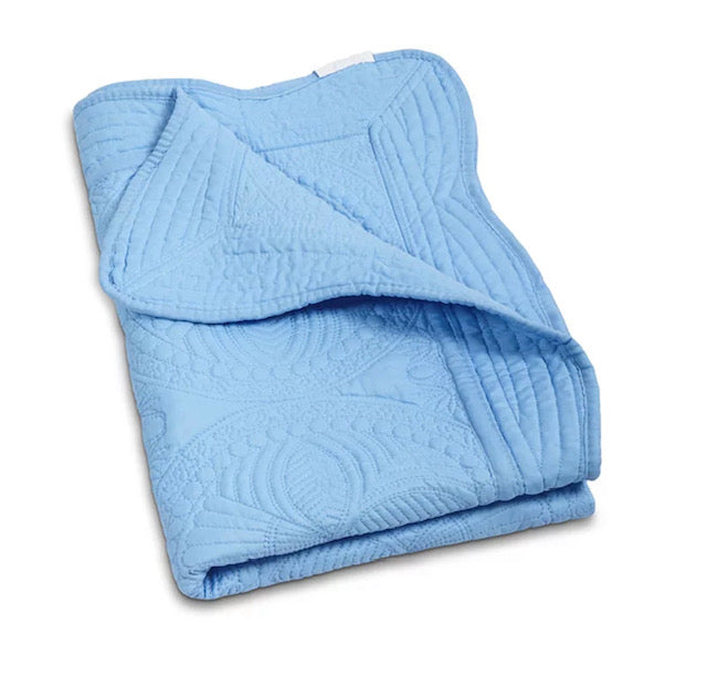 Quilted Blanket | Baby Blue