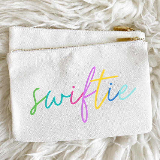 Swiftie Colorblock Scripts Bag & Pouch