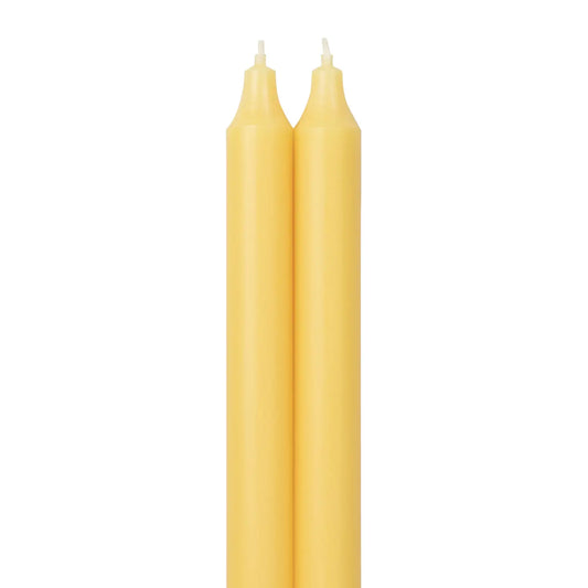 12" Taper 2pk | Lemon Zest
