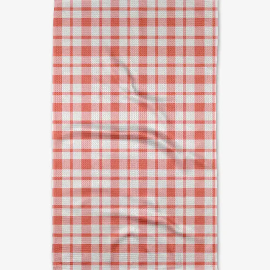 Tea Towel | Pretty in Pink Plaid