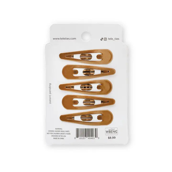 Snap Clips | 6ct | Bronze