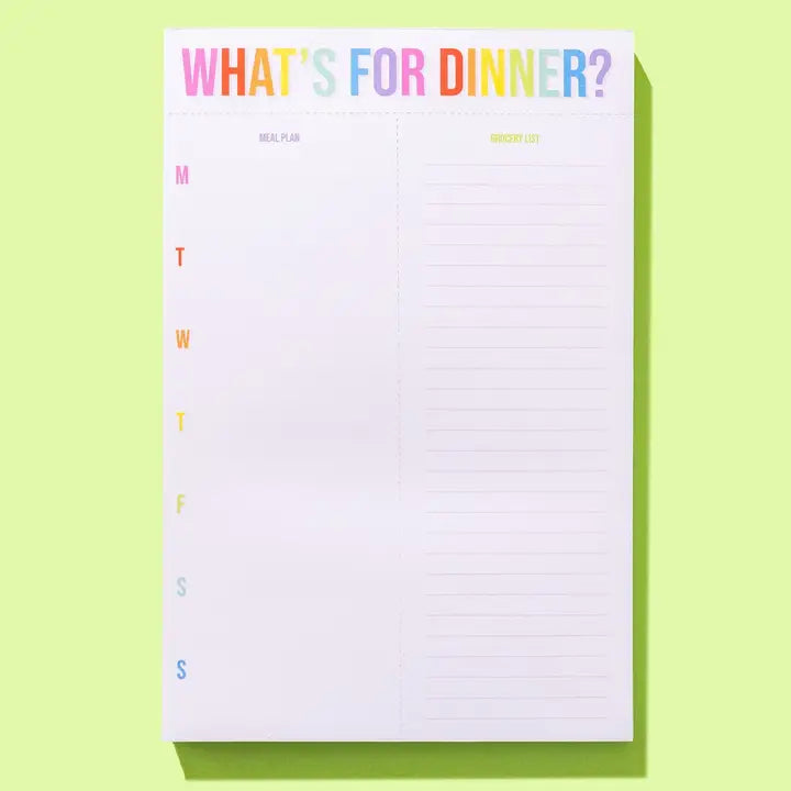 Meal Planning Notepad | What's For Dinner?