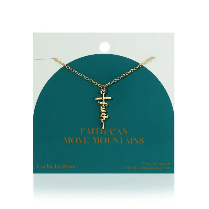 Faith Collection | Necklace | Faith Can Move Mountains