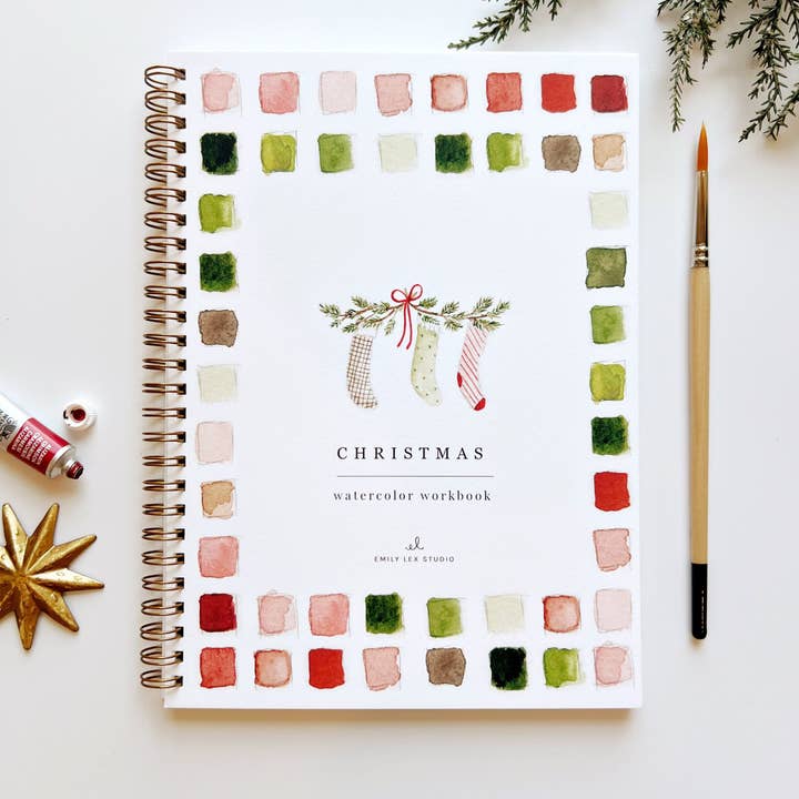 Watercolor Workbook | Christmas