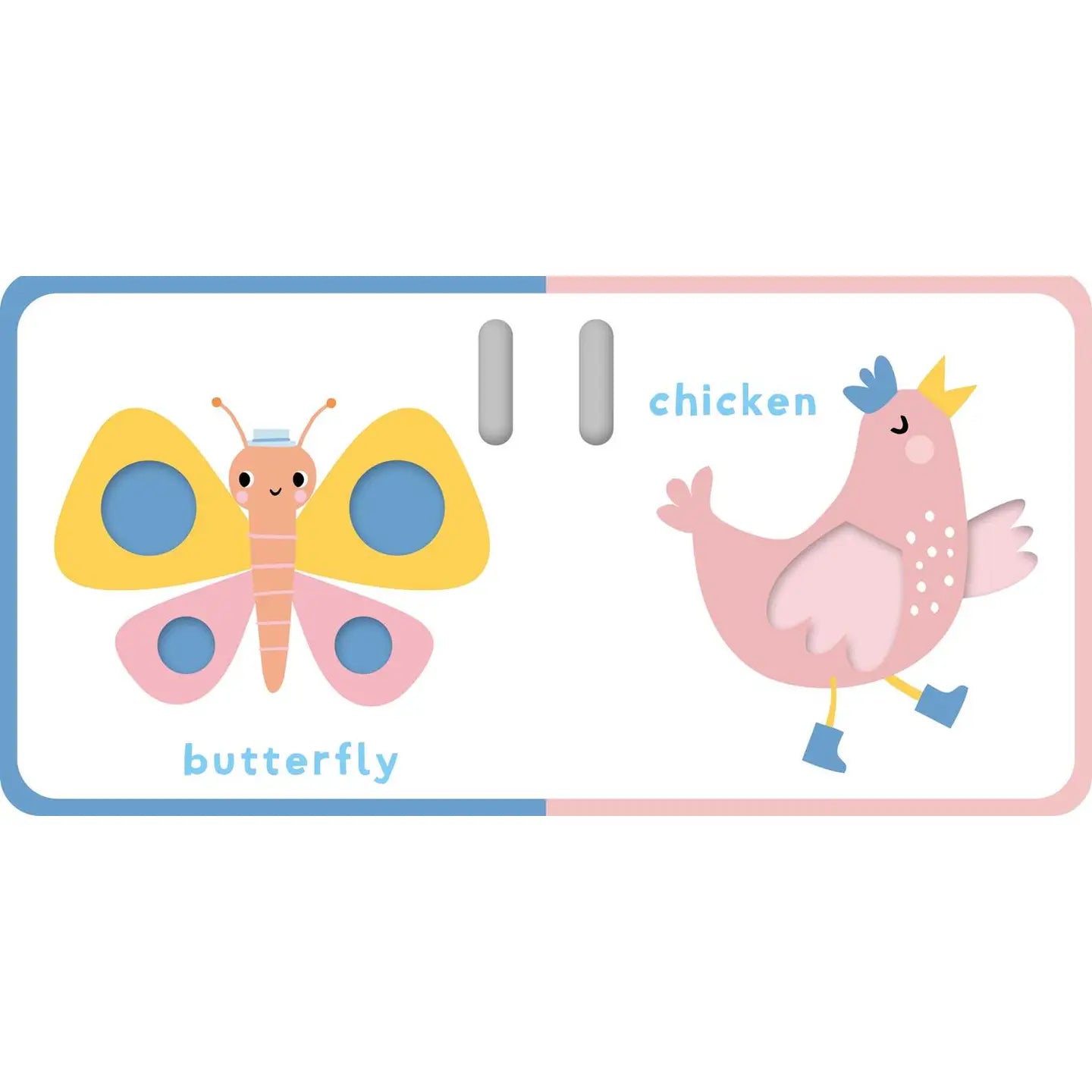 Touch & Feel Stroller Book - Animals