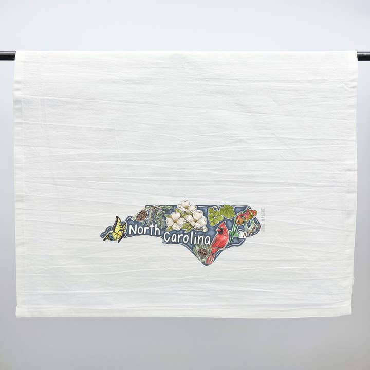 North Carolina State Favorites Tea Towel