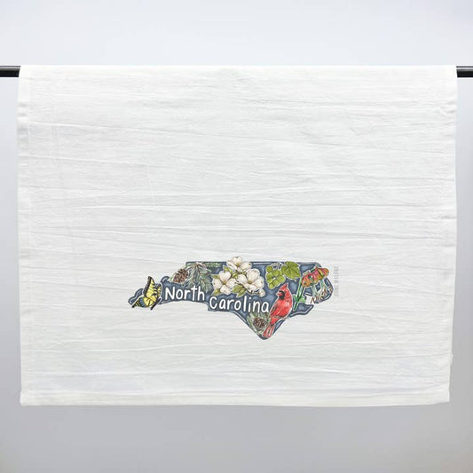 North Carolina State Favorites Tea Towel