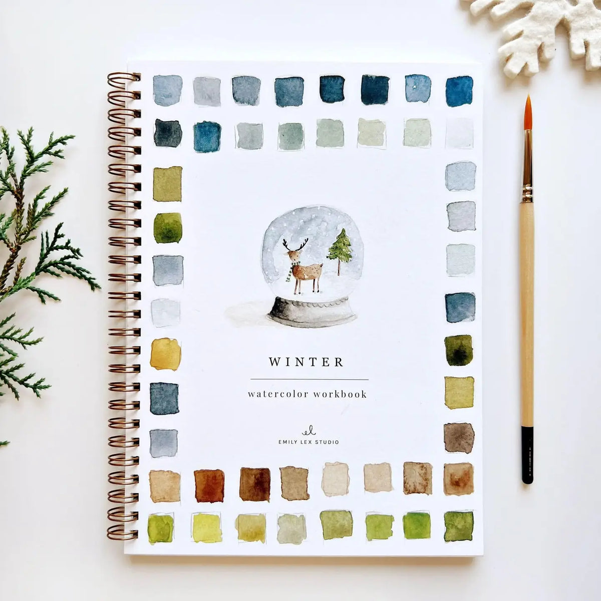 Watercolor Workbook | Winter Wonderland