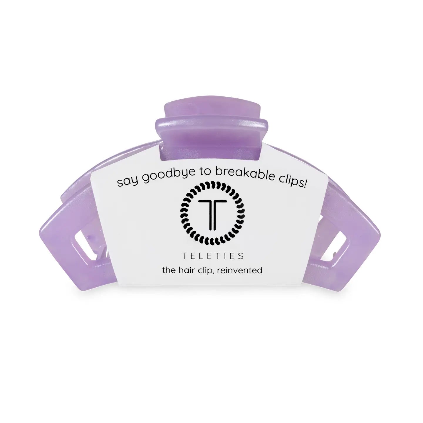 Teleties Open Hair Clip | Lavender Mist | Assorted Sizes