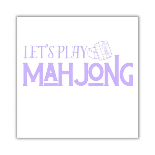 Cocktail Napkins | Let’S Play Mahjong