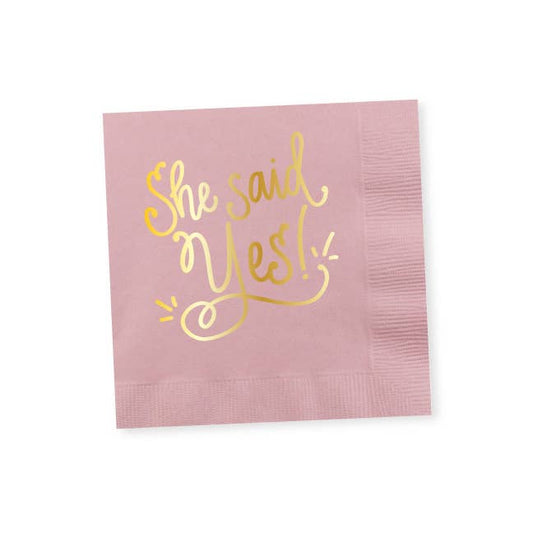 She Said Yes! Napkins (Assorted)