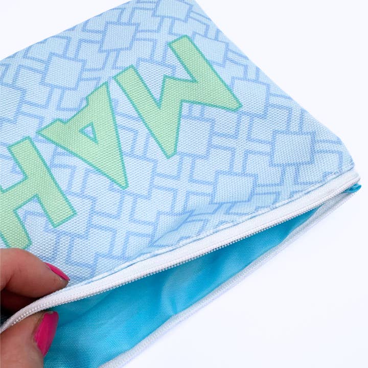 Mahjong Card & Accessory Bag | Blue Diamond