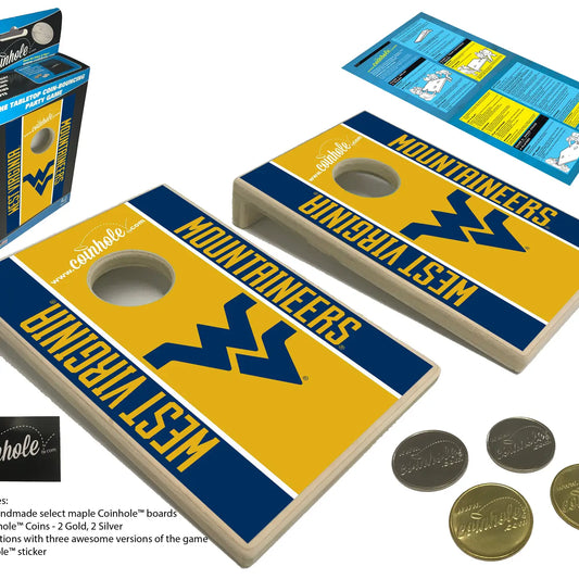 Coinhole Tabletop Game Set | West Virginia University