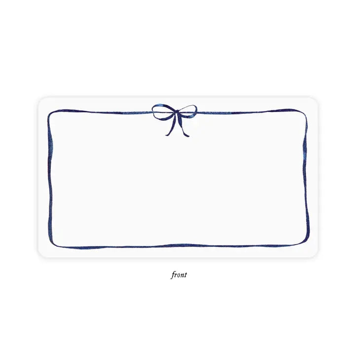 Little Notes | Navy Bow