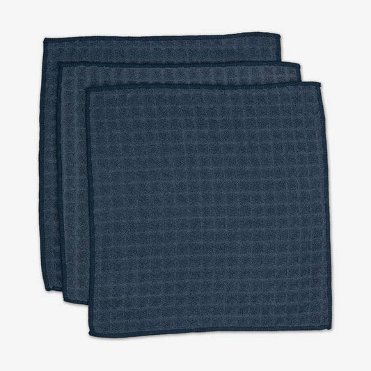 Waffle Dishcloth Set | Midnight Blue