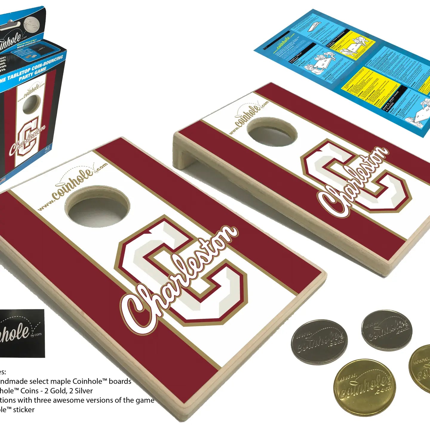 Coinhole Tabletop Game Set | College of Charleston