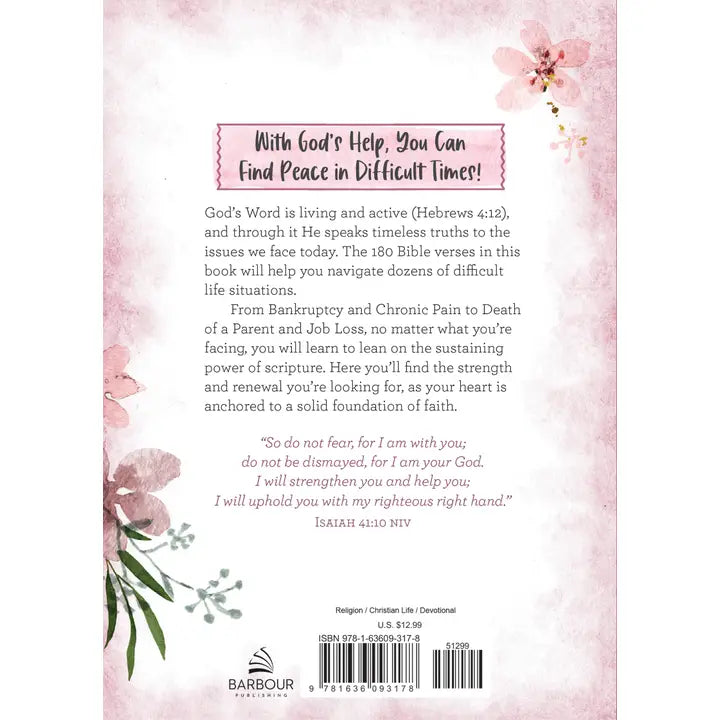 180 Bible Verses For Difficult Times: Devotions For Women