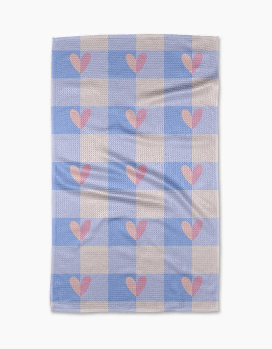 Tea Towel | Pastel Picnic Hearts