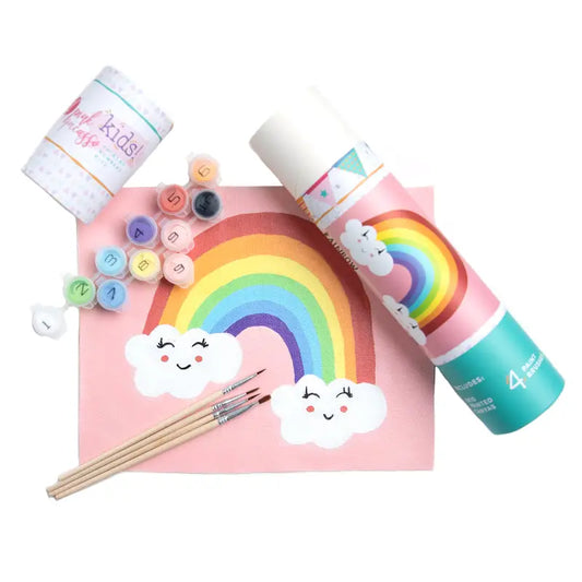 Paint by Numbers Kit | Rainbow