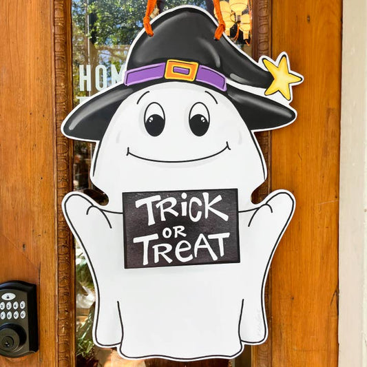 Door Hanger | Trick or Treat Ghost