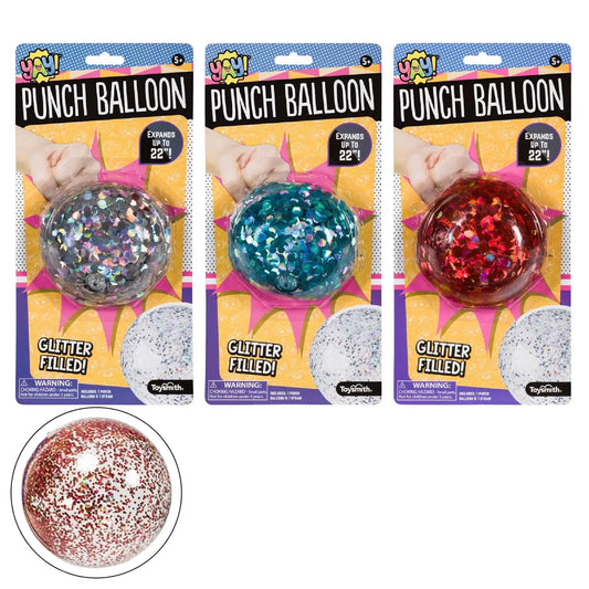 Glitter Punch Balloon | Assorted Styles