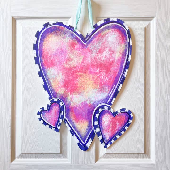 Door Hanger | Abstract Hearts