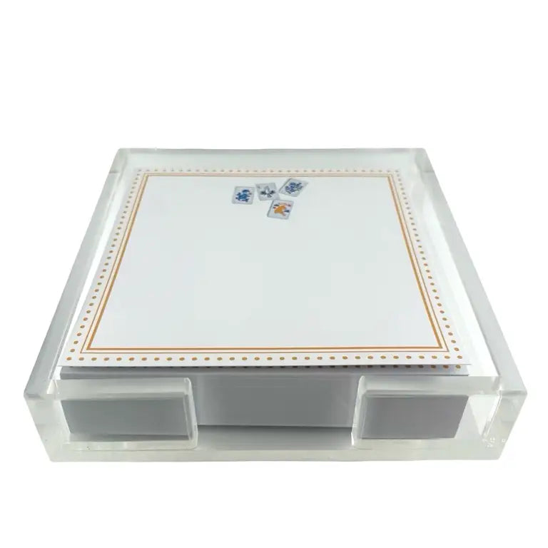 Acrylic Holder & Notepad | Mahjong 2