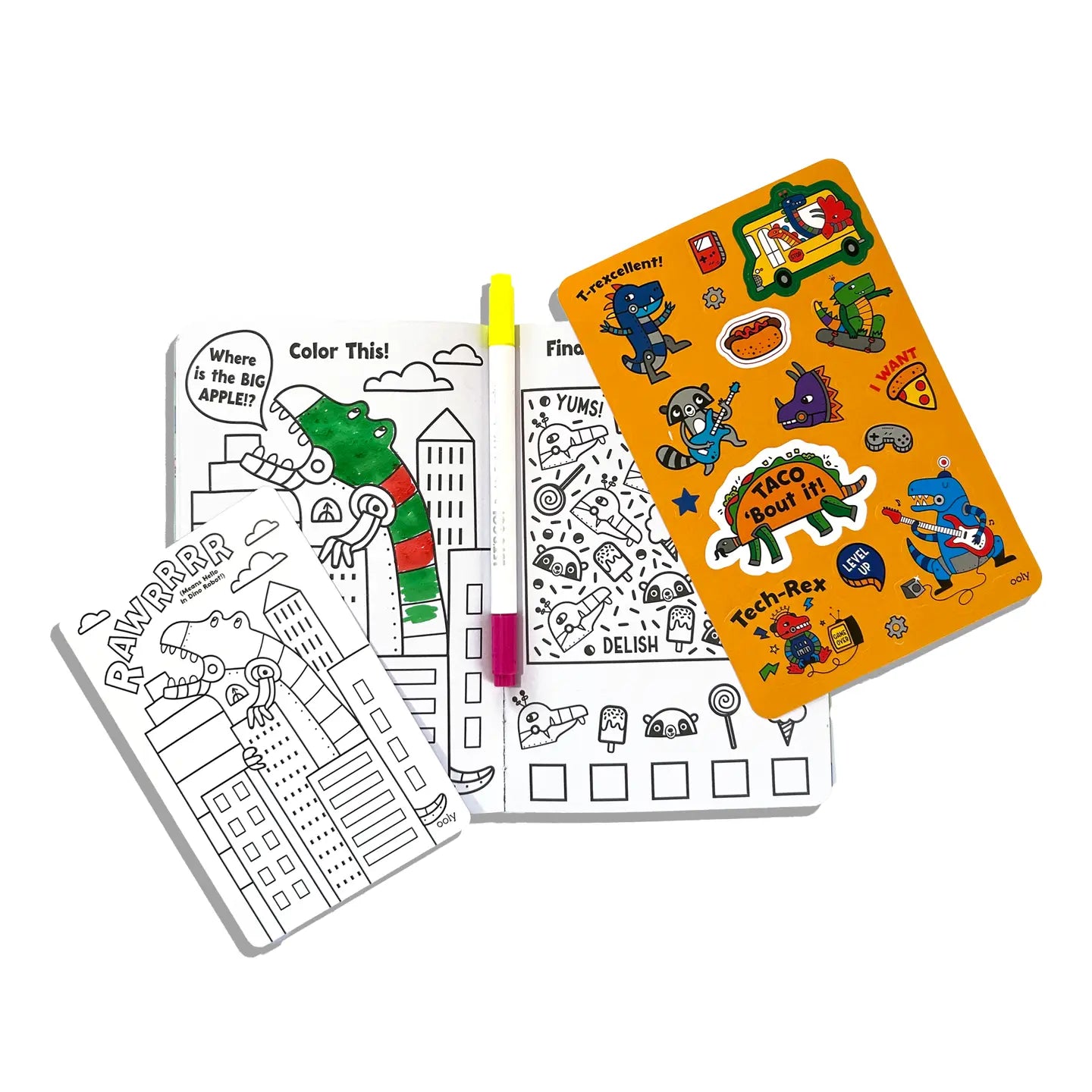 Let's Go!: Activity & Coloring Kit - Kitty in the City