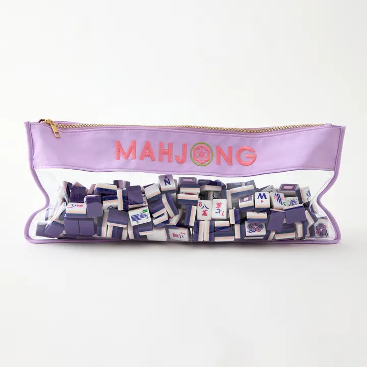 Mahjong Bag | Stitched | Lilac