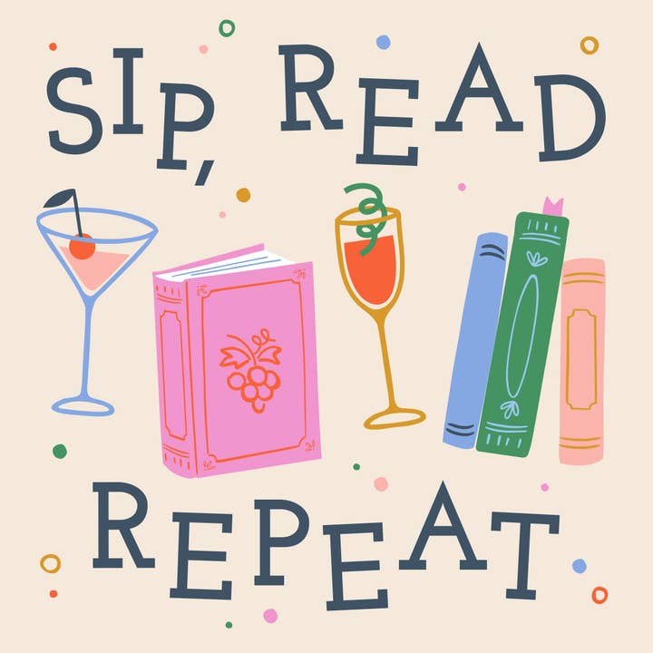 Cocktail Napkins | Sip, Read, Repeat