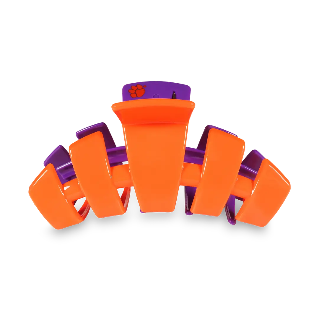 Teleties | Clemson | Medium Claw Clip