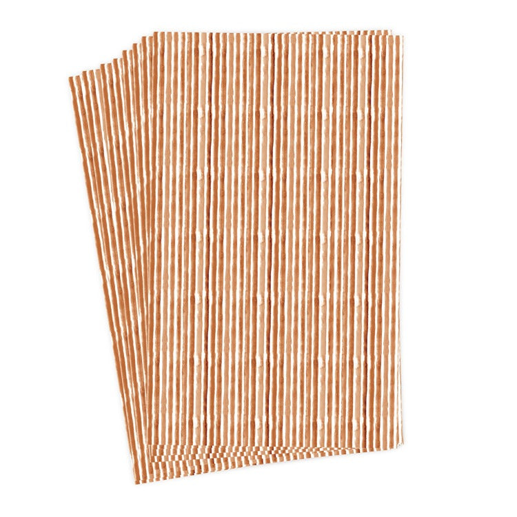 Guest Towels | Terracotta Watercolor Striped
