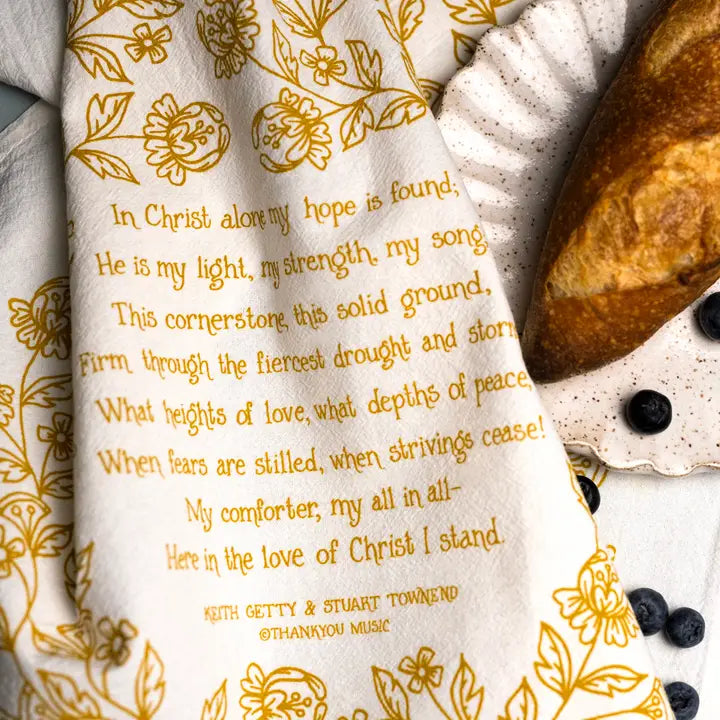 Tea Towel | In Christ Alone Hymn