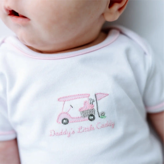 Little Golfer Bodysuit | Pink