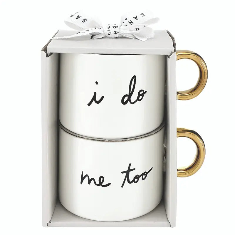 I Do/Me Too Ceramic Mugs