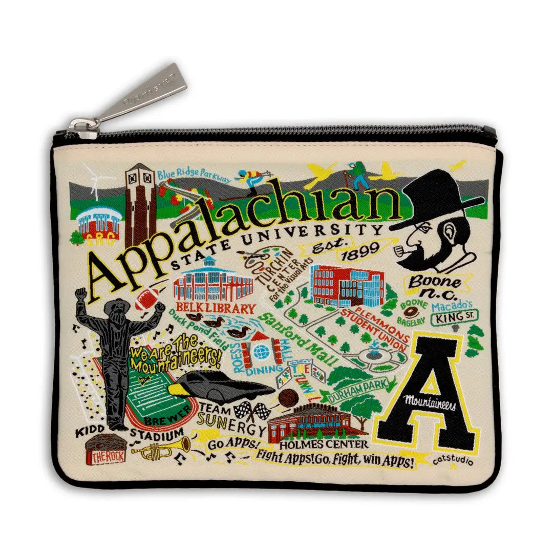 Appalachian State University Collegiate Zip Pouch