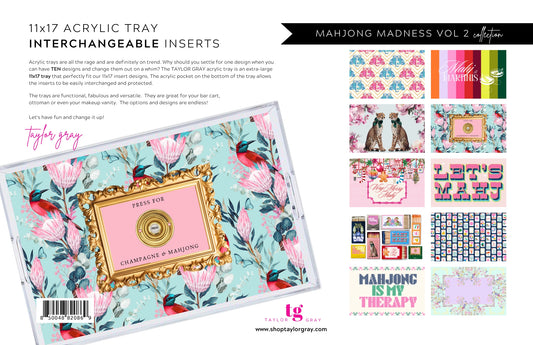 Acrylic Tray Inserts | Mahjong Madness Vol 2