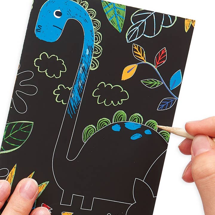 Mini Scratch & Scribble Art Kit | Dino Days