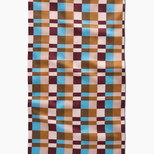 Tea Towel | Cozy Day Checkers