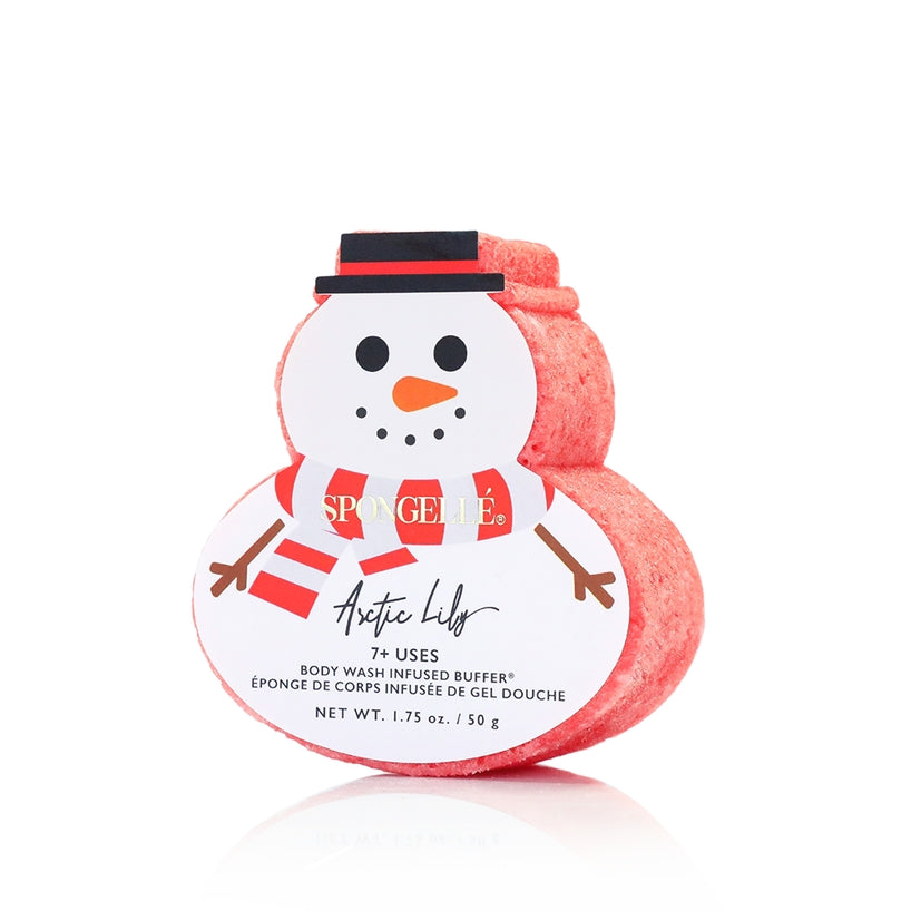 Holiday Spongelle | Snowman | Arctic Lily