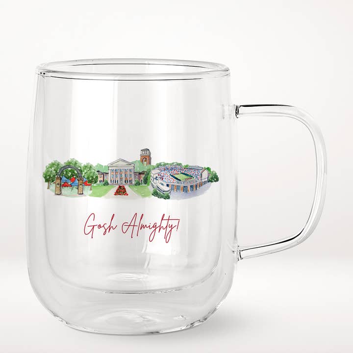 Landmark Glass Mug | Ole Miss