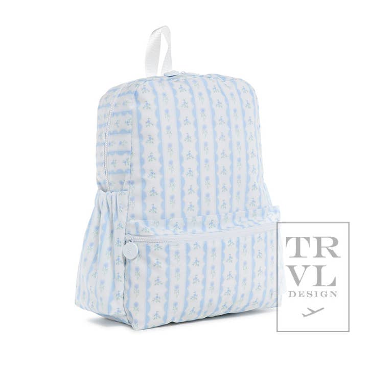 Backpack | Ribbon Floral Blue