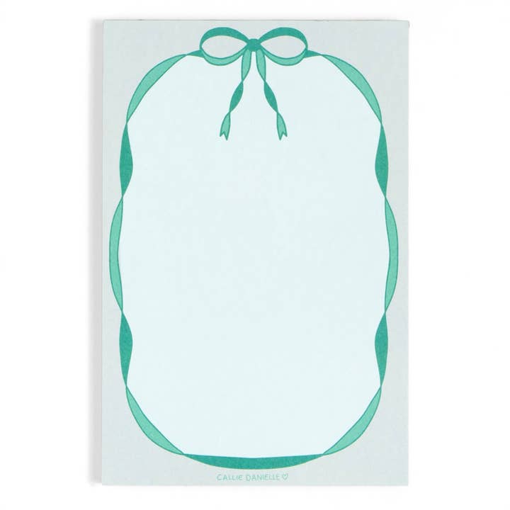 Bow Notepad | Green
