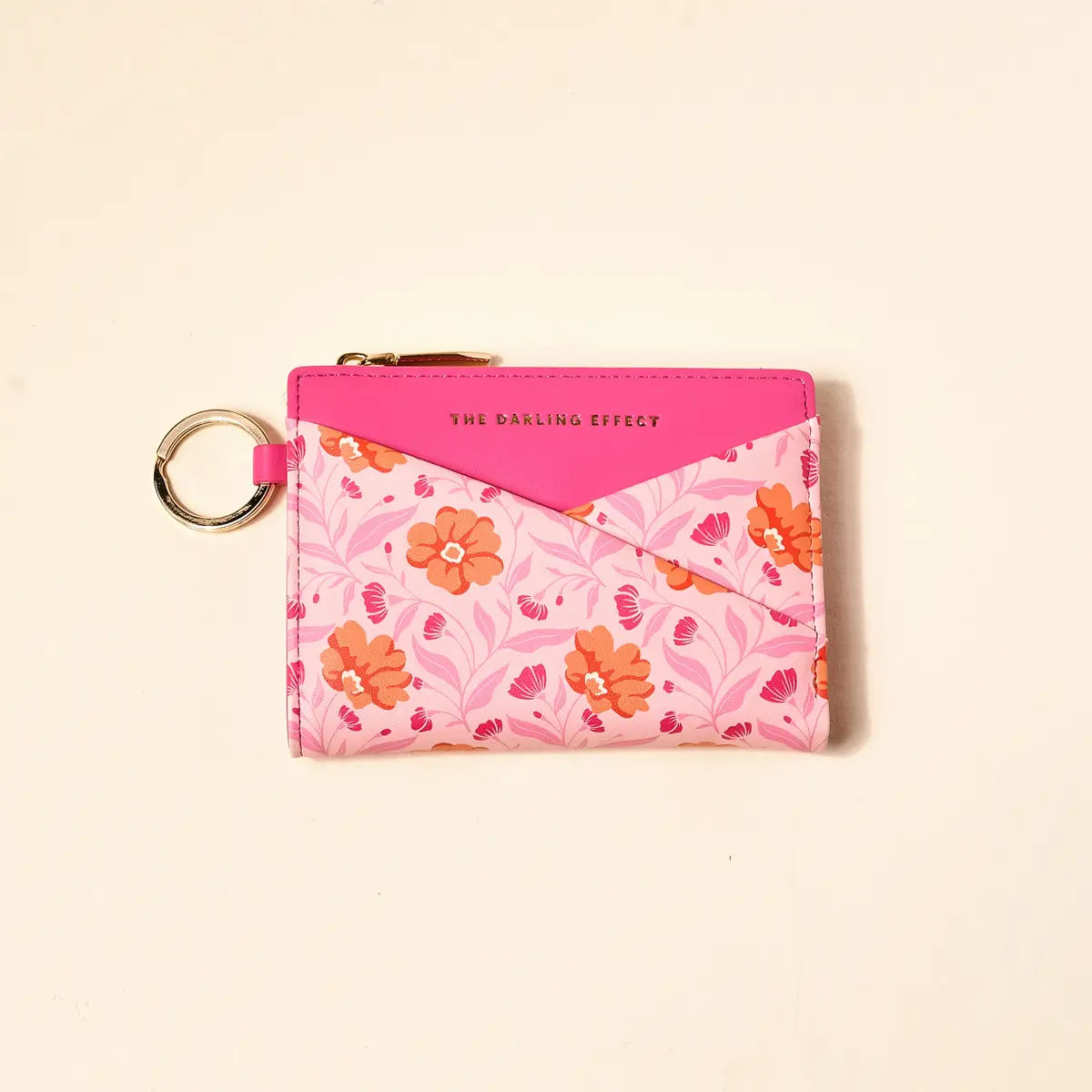 Luxe Pocket Wallet | Poppin' Petals Hot Pink