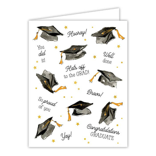 Greeting Card | Graduation | Flying Caps