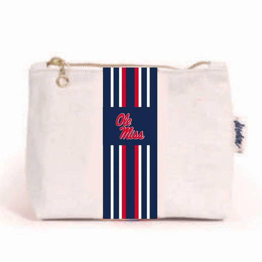 Small Canvas Pouch - Ole Miss