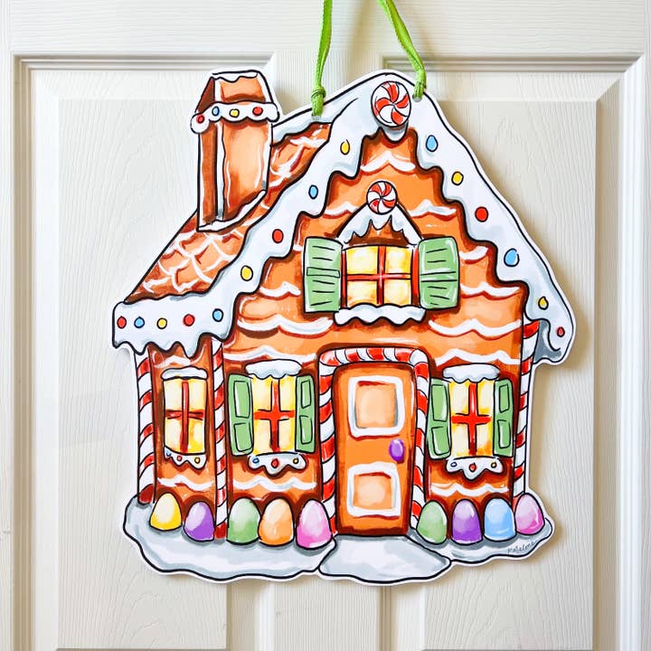 Door Hanger | Gingerbread House