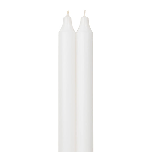 12" Taper 2pk | Pure White