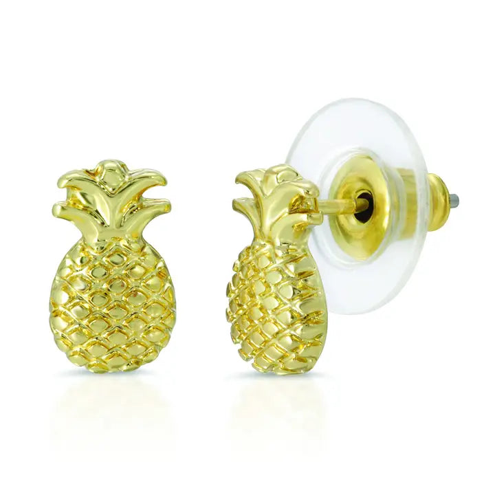 New Moon Gold Earrings | Sweet/Pineapple