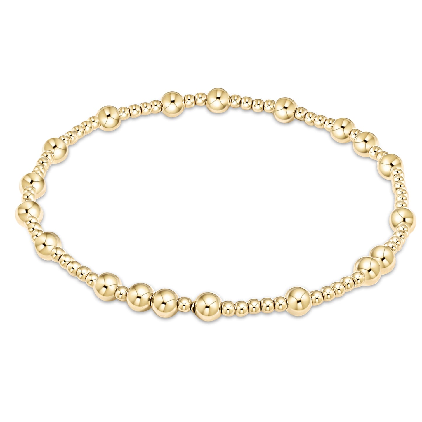 egirl | Hope Unwritten 4mm Bead Bracelet | Gold